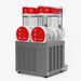 GIANT – machine à granita 2 x 15 L vue de dos avec cuves vides 