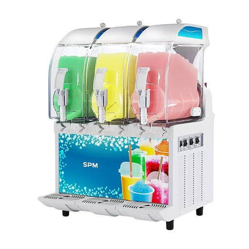 Machine à granita SPM i-Pro 3 mécanique haute capacité avec panneau lumineux – 3 x 11 L