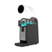 Vue de côté de la machine à granita SMART+ V-AIR 1 bac – réservoir éclairé RGB, écran digital, format vertical compact

