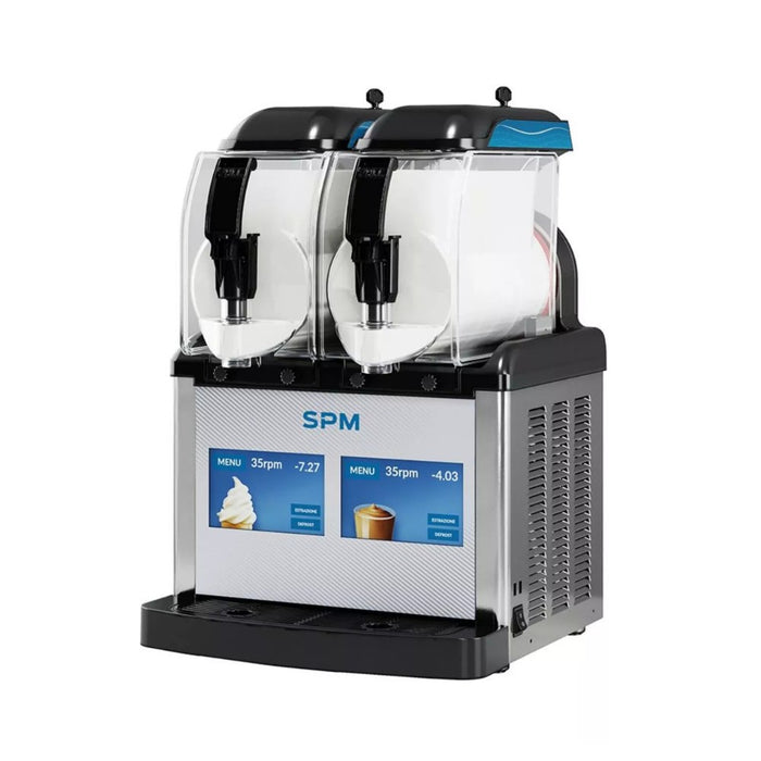 GT TOUCH 2 - Machine à crème glacée, yaourt glacé, sorbet ou granité - 2x5L