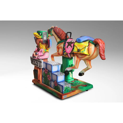 Kiddie Ride Kupper – cheval western à pièces pour enfants