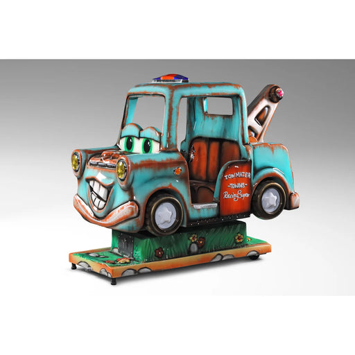 Kiddie Ride Kupper tracteur vert – manège à pièces pour enfants