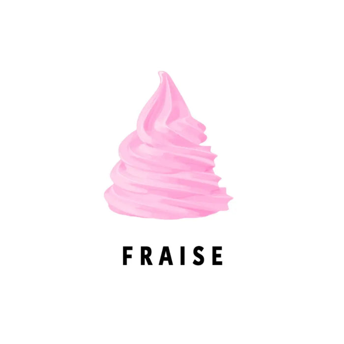 Mix à glace à l'italienne prêt à l'emploi - 2x 4.5kg - Parfum FRAISE PREMIUM