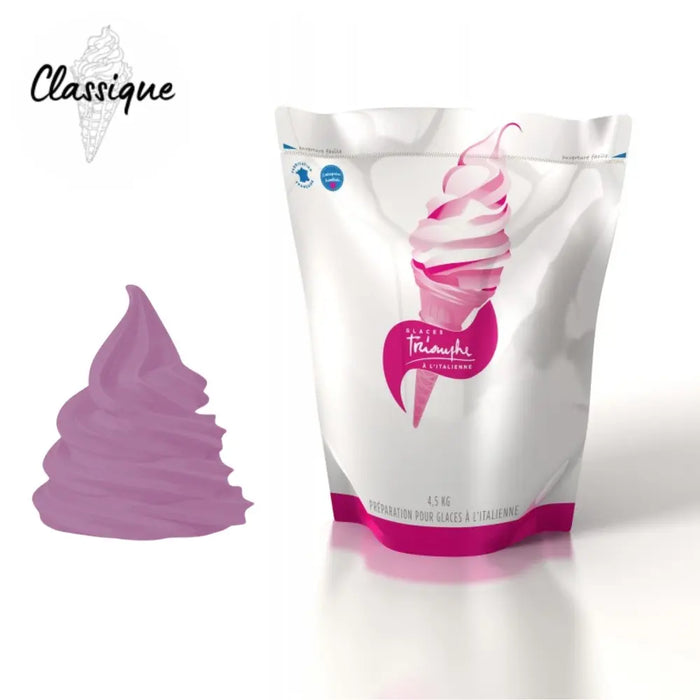 Mix à glace à l'Italienne - 2x 4.5kg - Parfum CASSIS