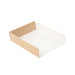 Pelle à gaufre en carton kraft ondulé, résistante et pratique, idéale pour gaufres et autres snacks.

