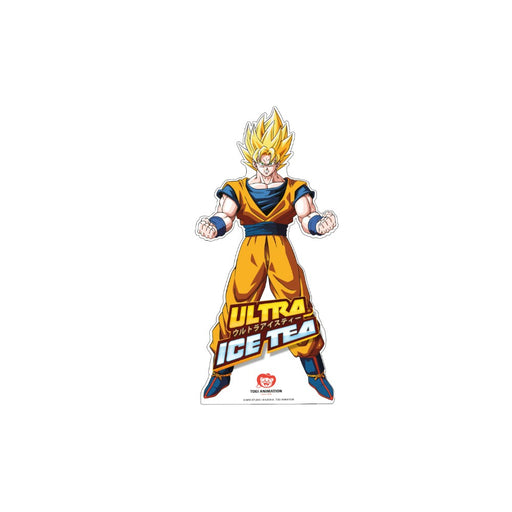 Petit présentoir en carton représentant San Goku.