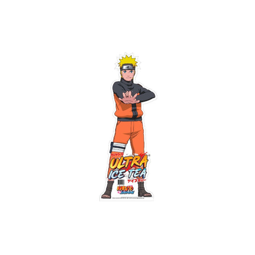 Petit présentoir en carton représentant Naruto.