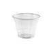Pot à dessert transparent en plastique PET de 270 ml, idéal pour tiramisus, mousses au chocolat et salades de fruits.


