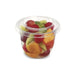 Pot à dessert transparent en plastique PET de 270 ml avec couvercle, idéal pour tiramisus, mousses au chocolat et salades de fruits.
