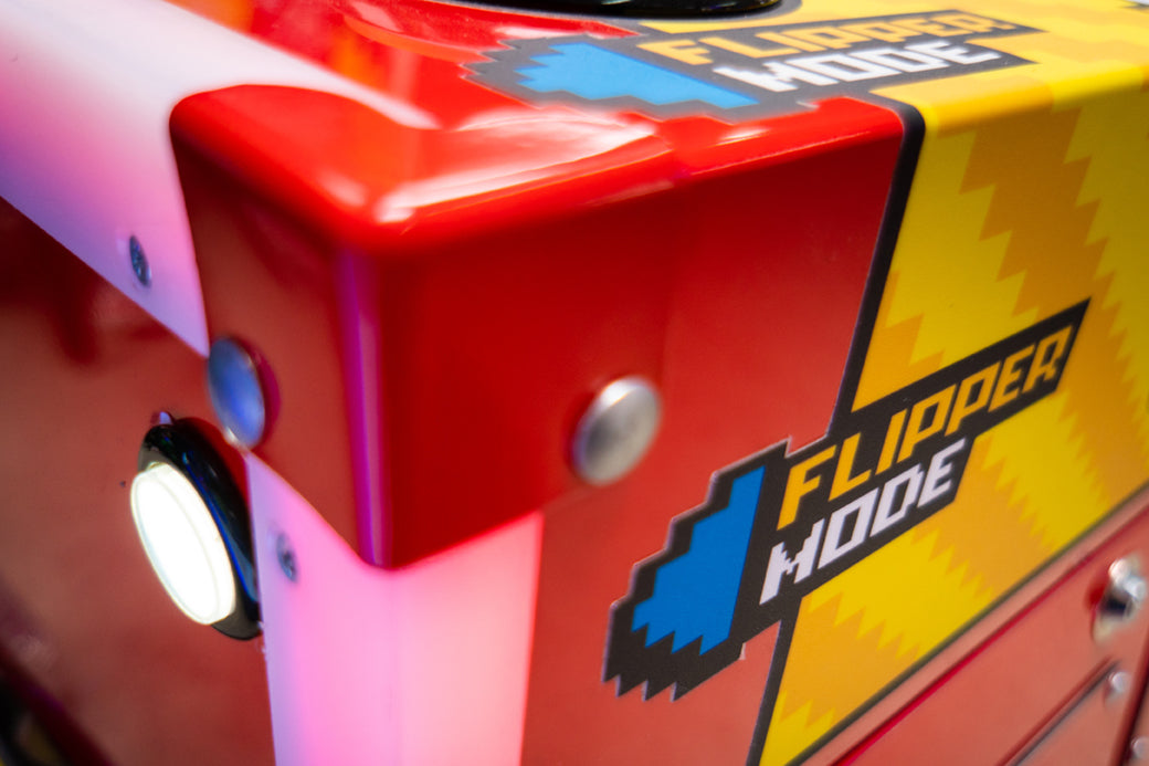 Rebord du  jeu d'arcade Car Mechanic Flipper de la marque Magic Play.