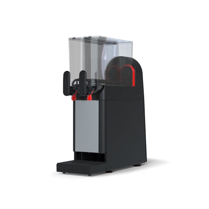 Refroidisseur de boissons COOL XS – vue de côté avec cuves vides.