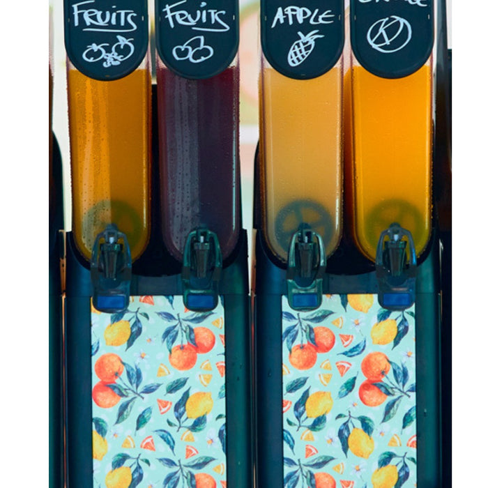 Refroidisseurs de boissons COOL XS – vue de face avec cuves pleines.