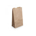 Sac papier SOS sans poignée, en papier kraft 70 g/m², format 18 x 11 x 34 cm, idéal pour petites commandes et vente à emporter.