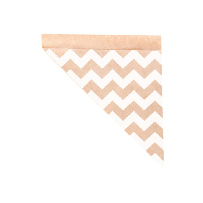Sachet en pointe Papier Ingraissable 100 g avec Liséré - 2000 pièces