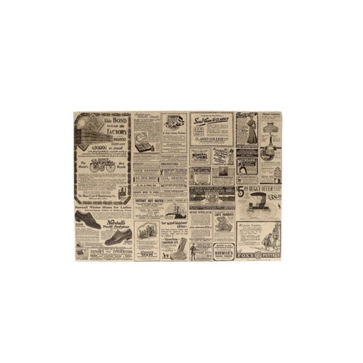 Set de table kraft journal 31 x 43 cm, parfait pour la restauration rapide et les plateaux repas.