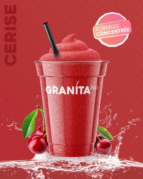 Concentré granita CERISE - Granita Pro - 3×2 L