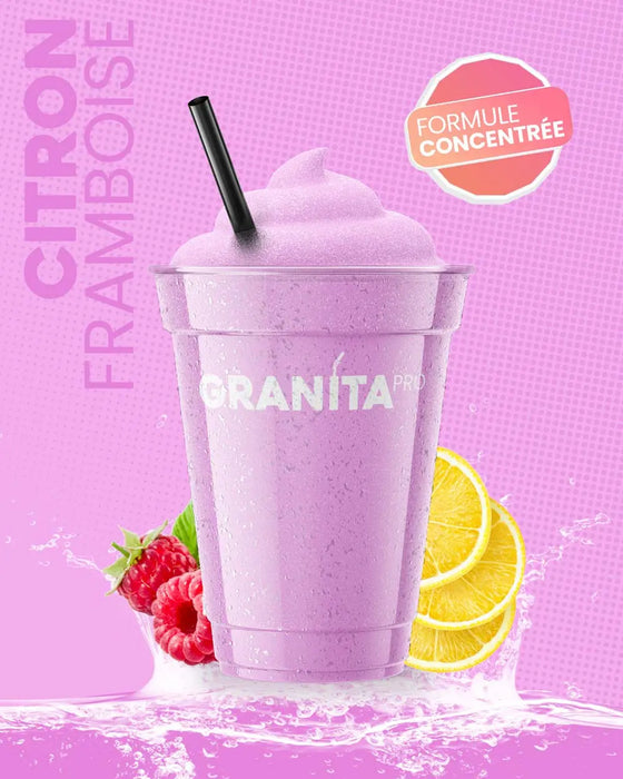 Concentré granita CITRON FRAMBOISE - Granita Pro - 3×2 L