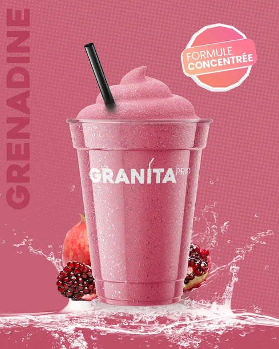 Concentré granita GRENADINE - Granita Pro - 3×2 L