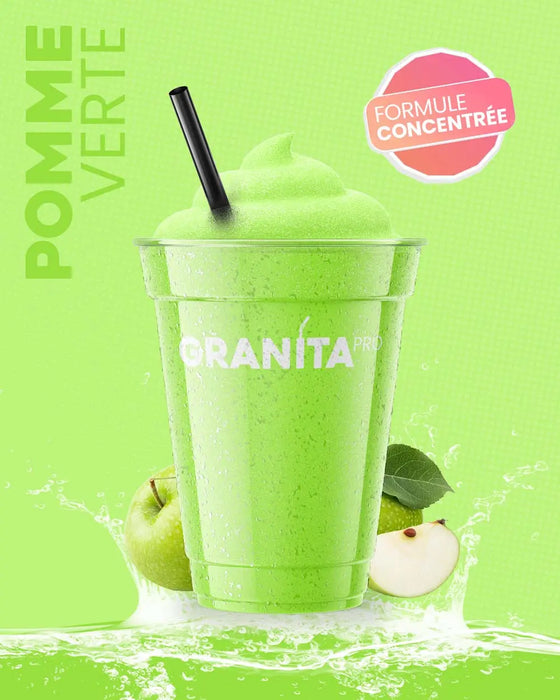 Concentré granita POMME VERTE - Granita Pro - 3×2 L
