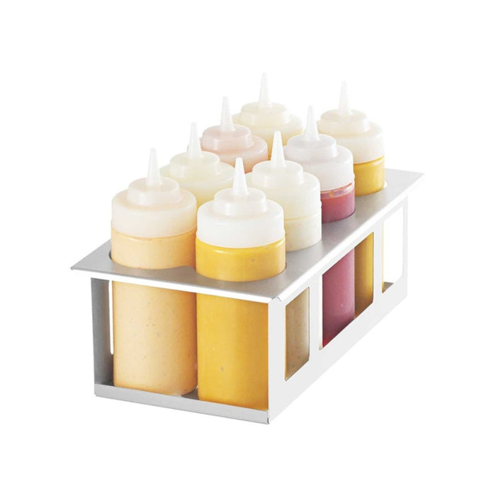 Station Froide 8 Bouteilles à Sauce Souples Tablecraft Server - 8x 16 oz