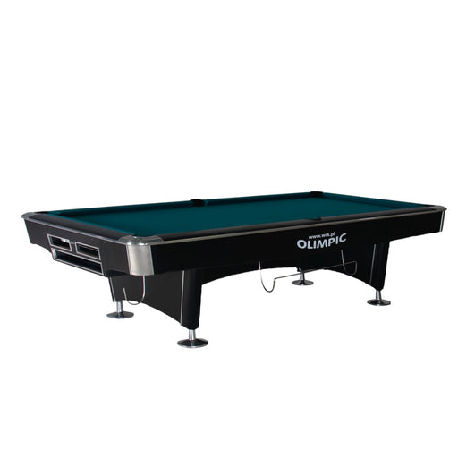 Table de billard Olimpic 3 noire fabriquée par la société polonaise WIK.