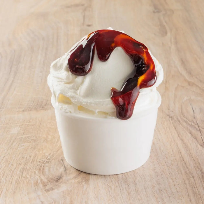 Variegato Arabeschi Caramel PREGEL – variegato caramel pour gelato et desserts glacés