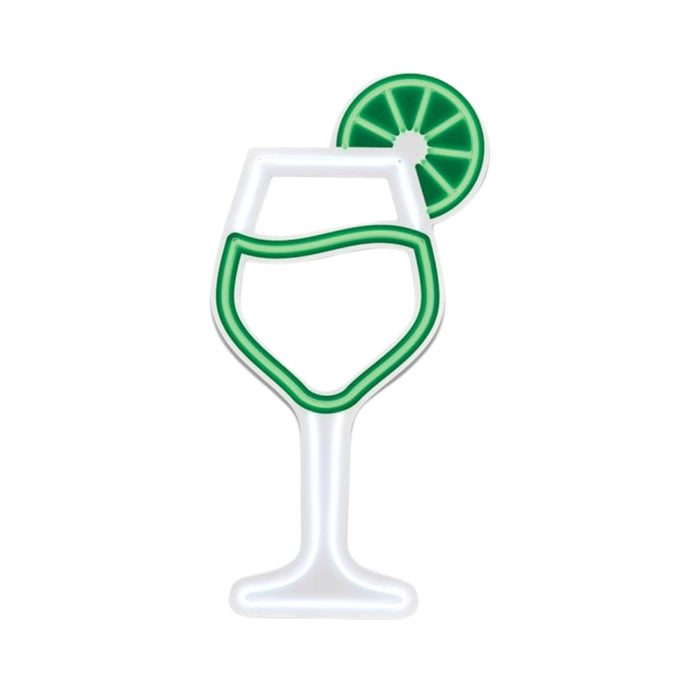 Verre Spritz en LED Flexible Vert - 3 tailles - Signalétique