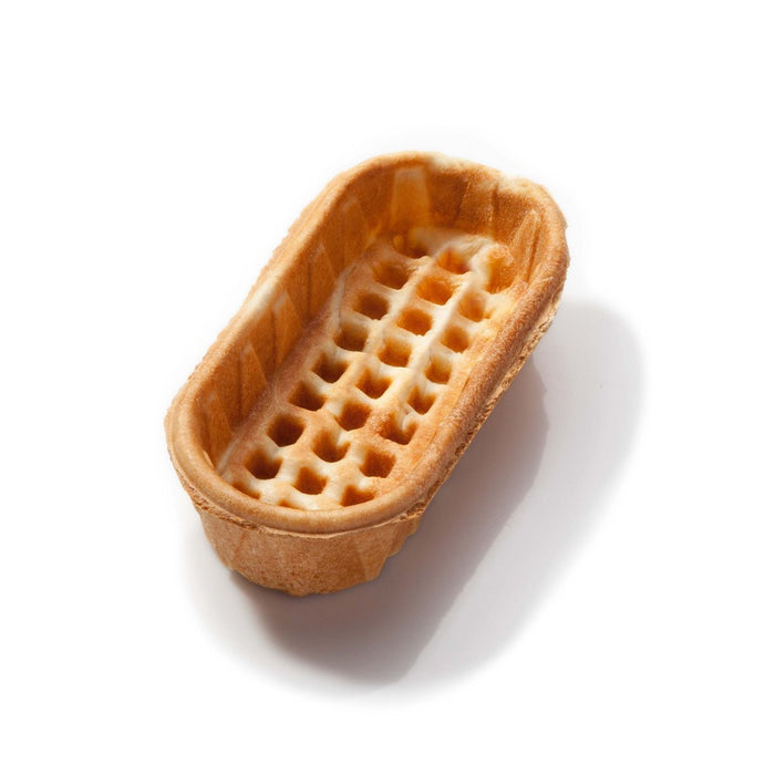 Gaufre en forme de bol waffle bowl