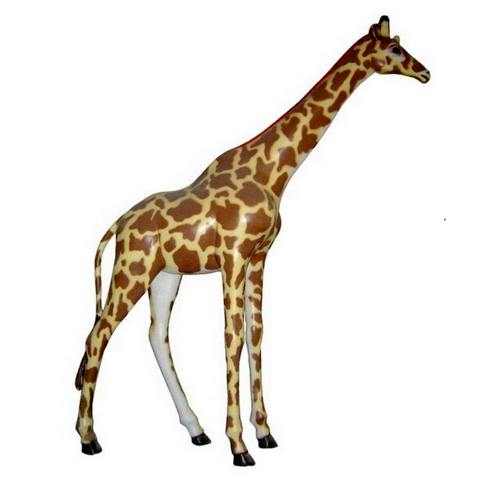 Girafe grandeur nature en verre laminé - H320cm
