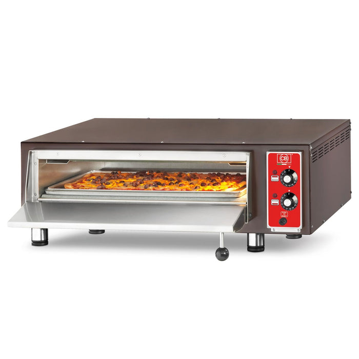 Four à pizza électrique à pierre de lave - 4 pizzas / ø 30 cm - 4000w