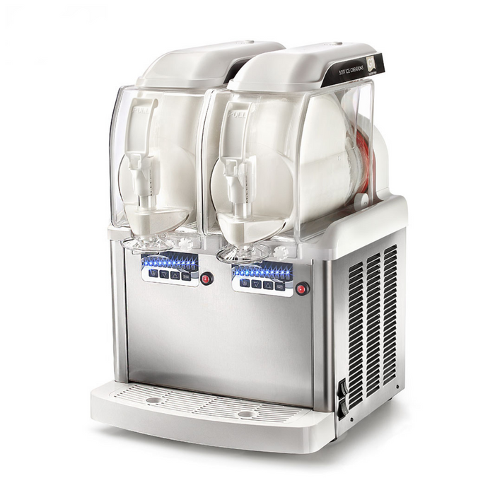 GT PUSH 2 - Machine à crème glacée, yaourt glacé, sorbet ou granité - 2x5L - 600w