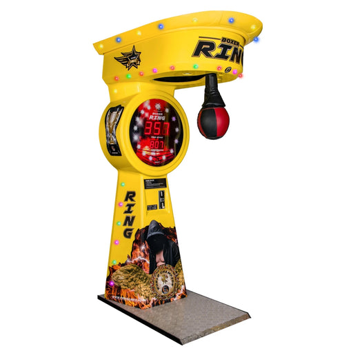 Machine à coup de poing BOXER RING jaune de la marque Progames.