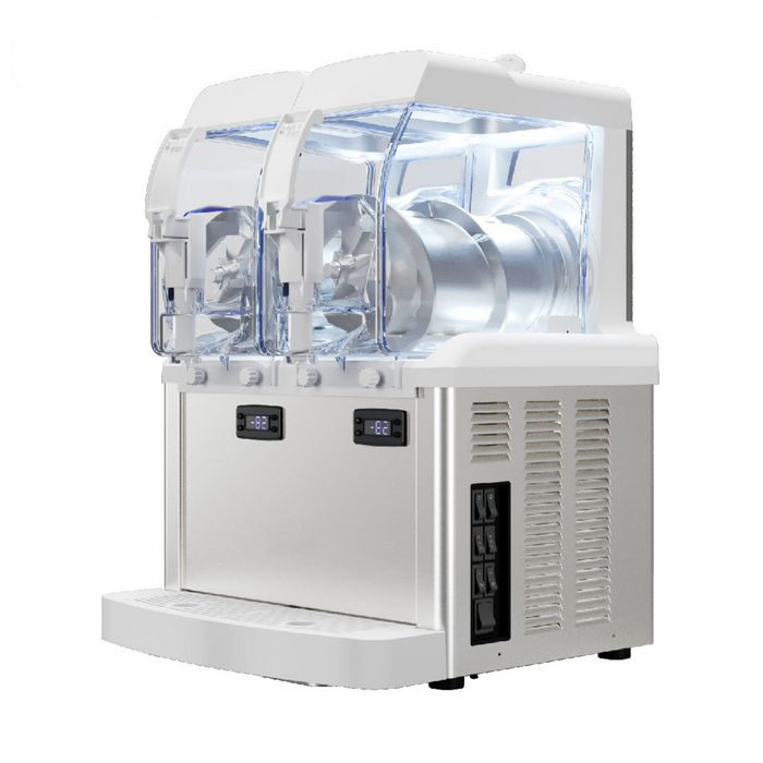 Machine à sorbets et crème glacée SP 2 Luxe avec éclairage LED - 2x5L - 775w