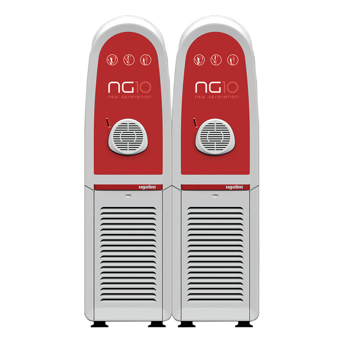 NG EASY électronique 10-2 - machine à granita, sorbets et crème glacée - 2x 10L - 740w