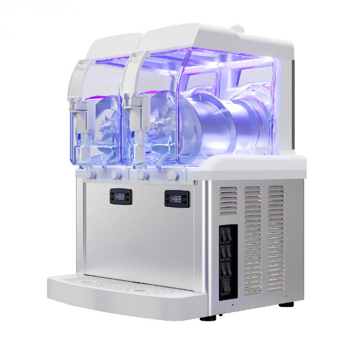 Machine à sorbets et crème glacée SP 2 ULTRA avec éclairage LED nUV - 2x5L - 350w