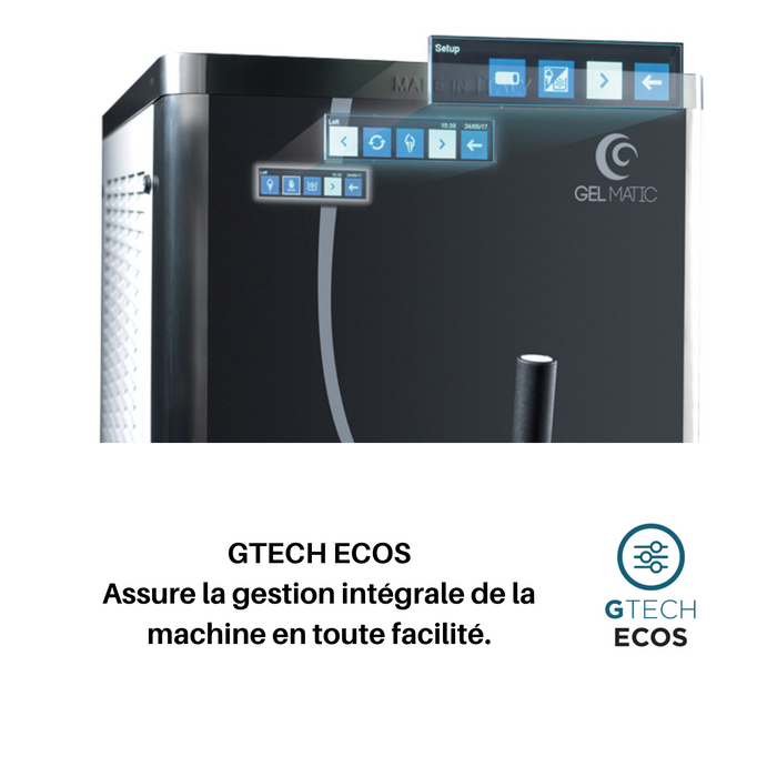 Système de contrôle ECOS pour machine à glace BC EASY 2 GR de la marque Gel Matic