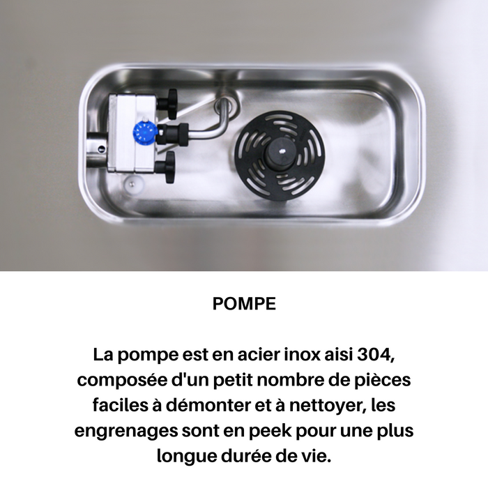 MV EASY 2 KOLOR - machine à glace à l'Italienne à pompe - parfums 2+3 - 4900w - 665 Cônes/h